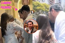 Claudio Pizarro bautizó a su bebé en Lima junto a su actual pareja: ¿Se viene la boda?