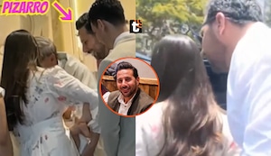 Claudio Pizarro bautizó a su bebé en Lima junto a su actual pareja: ¿Se viene la boda?