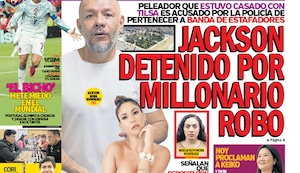 JACKSON DETENIDO POR MILLONARIO ROBO