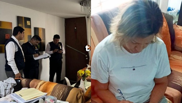 Allanan casa de la fiscal Elizabeth Peralta. Video: canal N