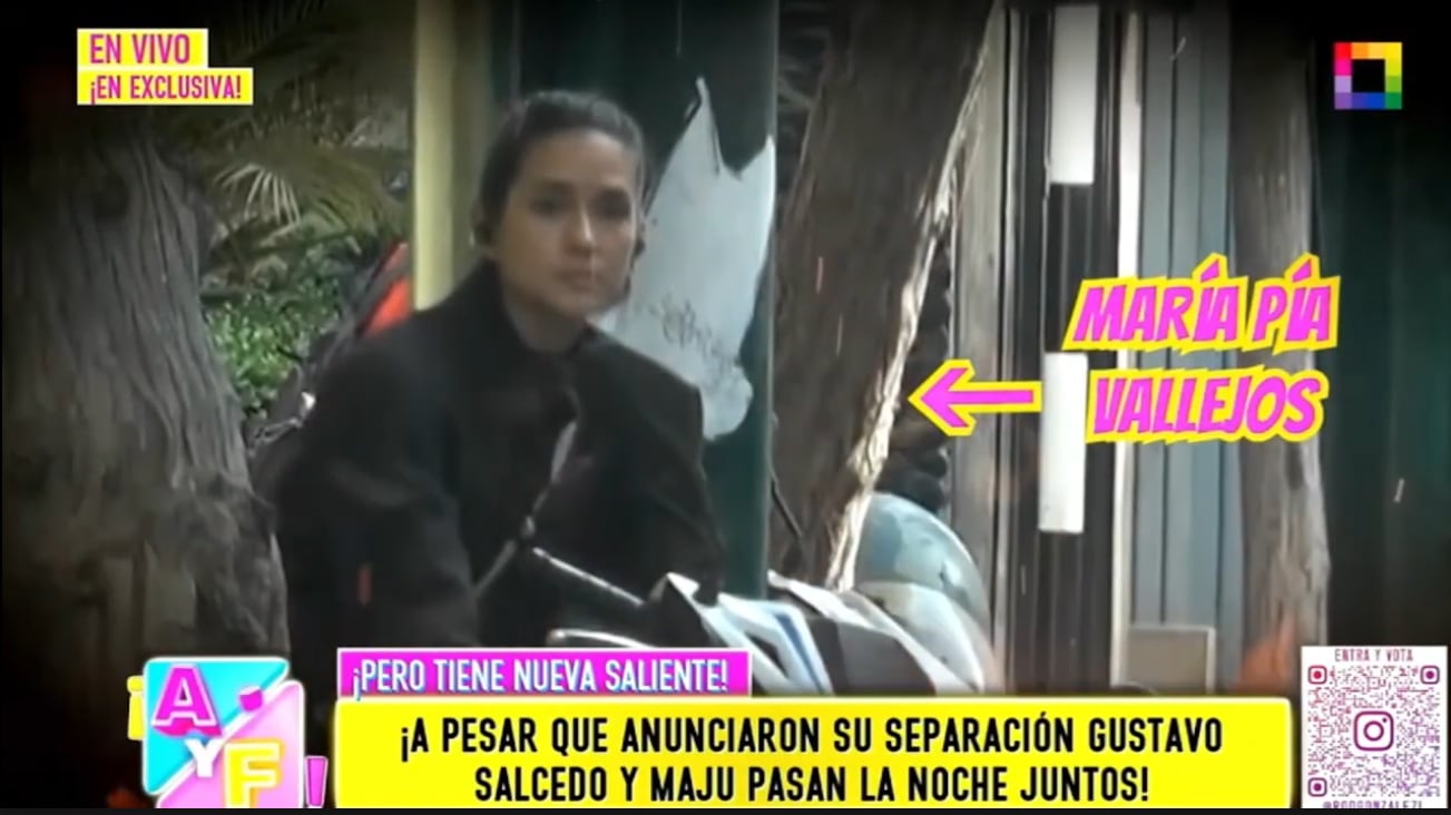 María Pía Vallejos confirmó que está saliendo de Gustavo Salcedo.