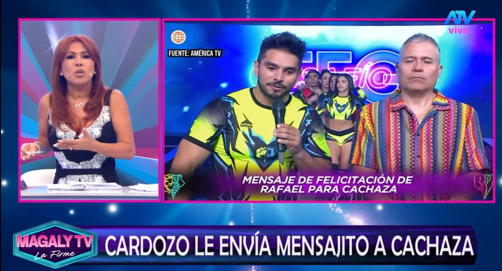 Magaly Medina destruye a Rafael Cardozo por enviar mensaje a Cachaza.