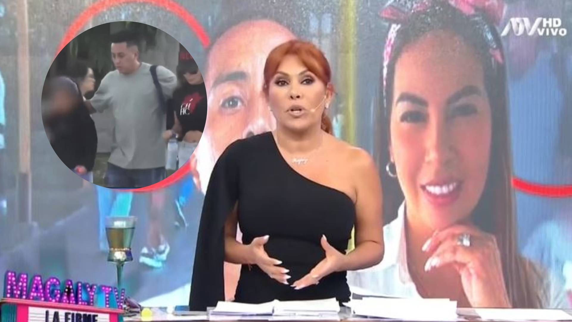 Christian Cueva y Pamela López juntos.