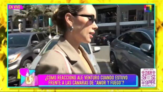 Ale Venturo es consultada sobre el fin de su relación con Rodrigo Cuba.