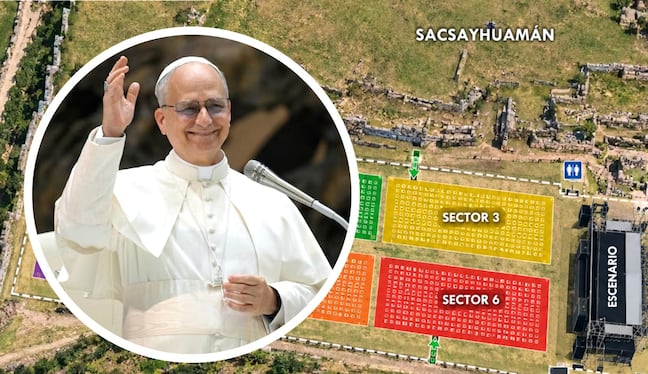 Papa León XIV: Sacsayhuamán se dividirá en 6 sectores y se instalarán 6 pantallas gigantes para recibir al sumo pontífice
