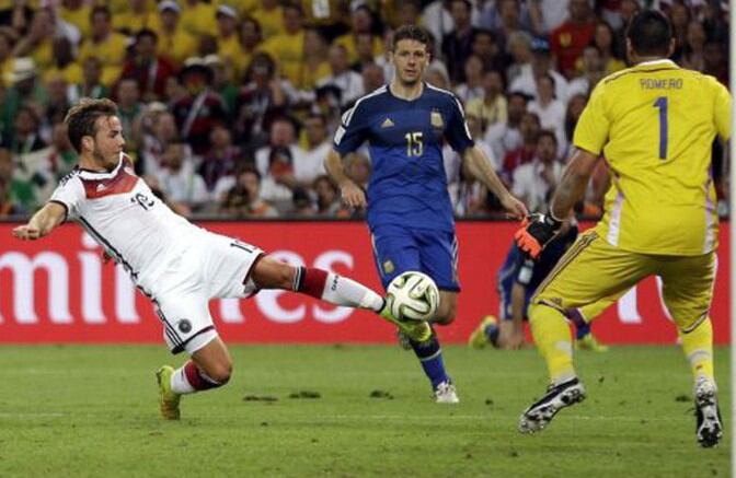 Götze anotó el único tanto del encuentro (Foto: Gabriel Bouys / AFP)