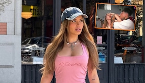 Flavia Laos se habría pasado de copas, en celebración por nuevo tema de Mayra Goñi | VIDEO