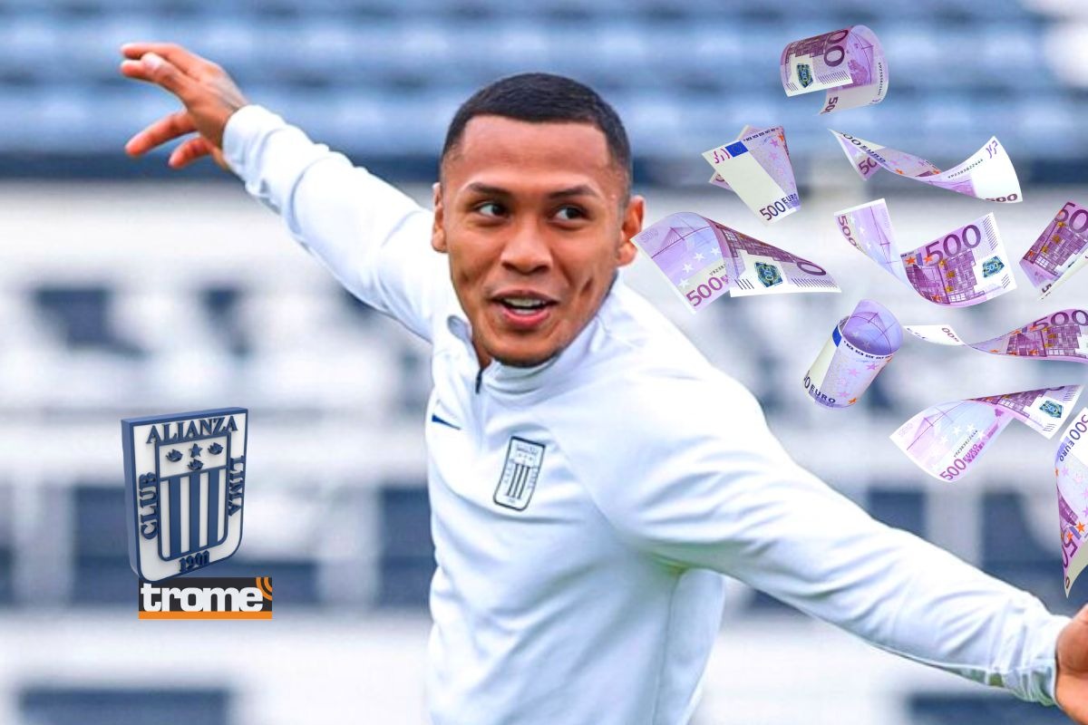 Bryan Reyna se muestra feliz en pracica de Alianza Lima (Foto: @ClubALoficial)