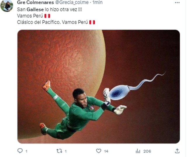 Memes de Gallese en el Perú vs. Chile