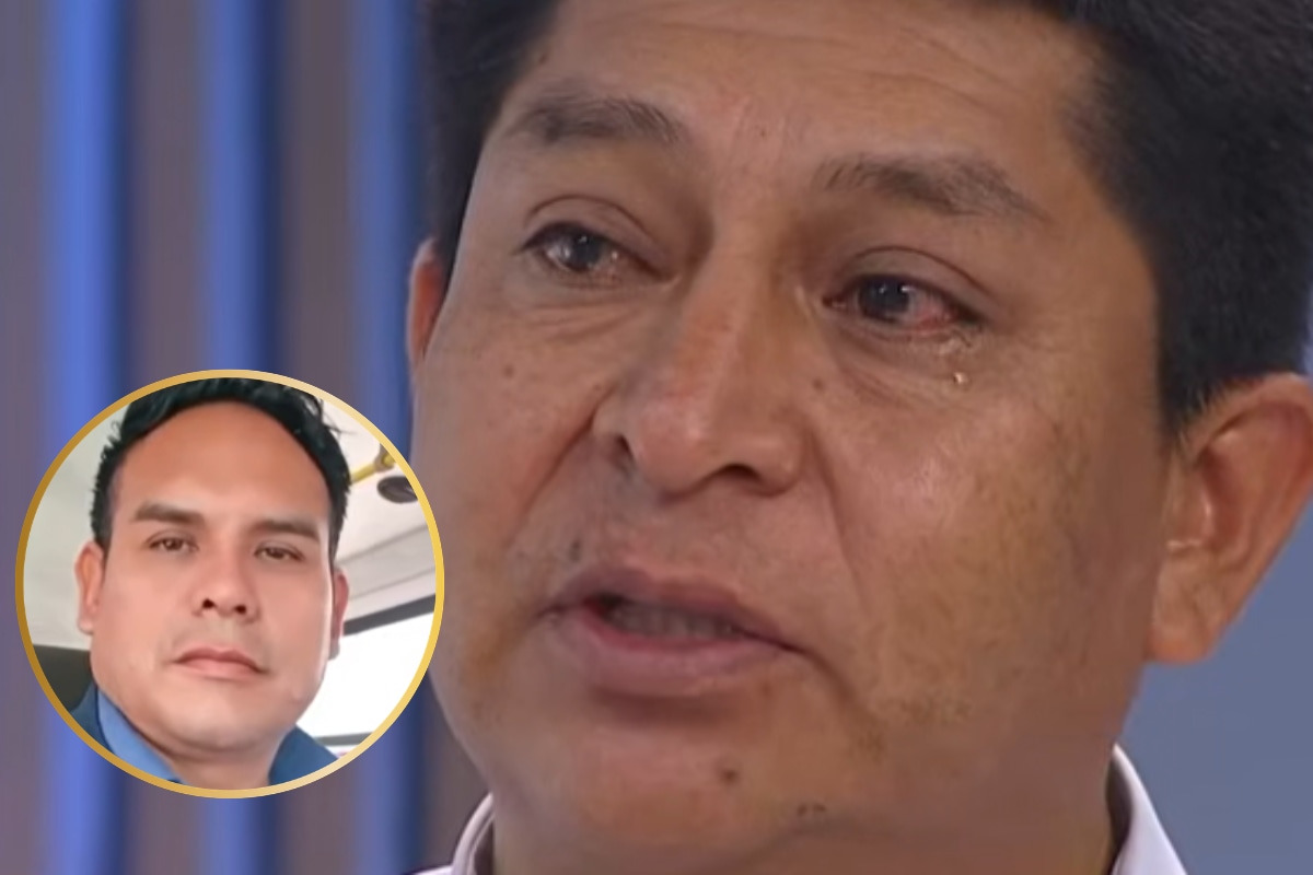 Dirigente José Quispe llora por compañero de la empresa Santa Catalina asesinado