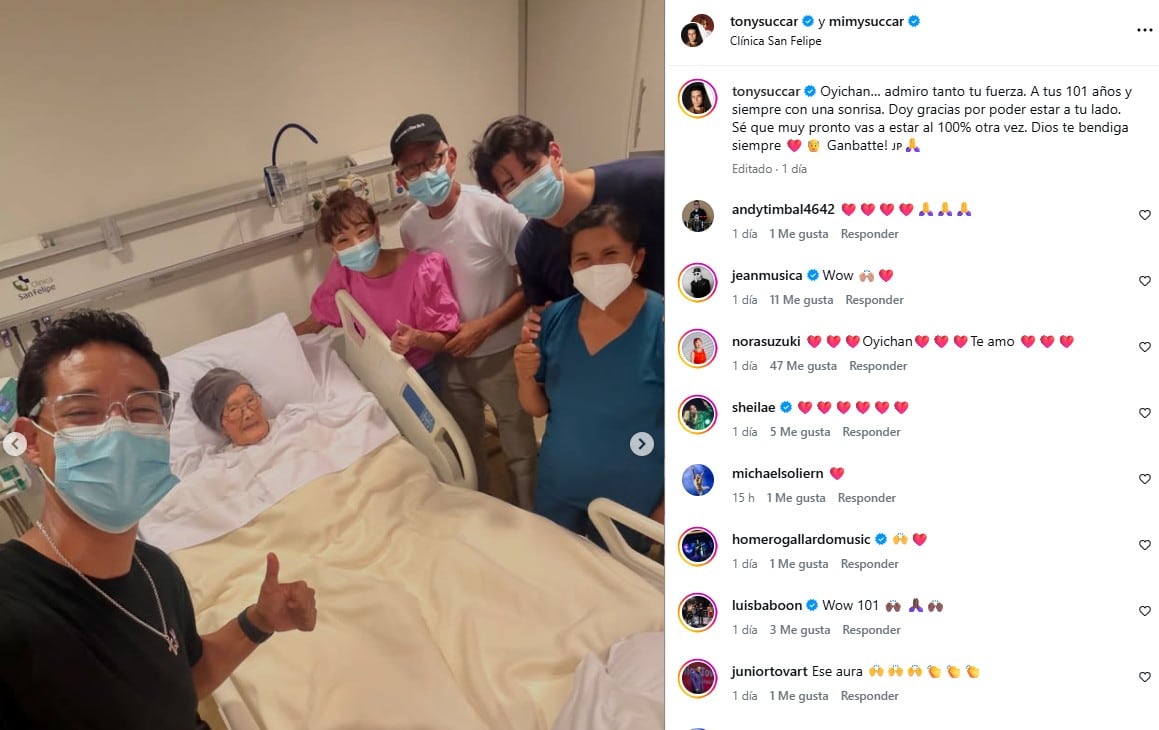 Tony Succar comparte mensaje para su abuelo.