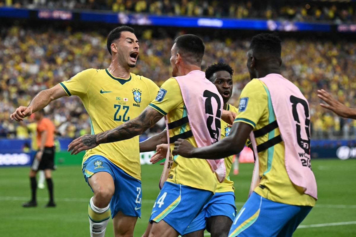 Brasil vs Japón. Foto: Paul ELLIS / AFP