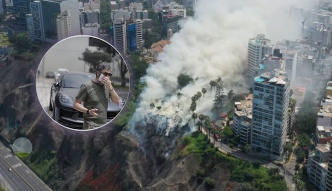 Incendio causa alarma y evaciacion de vecinos en Miraflores (Foto: GEC)