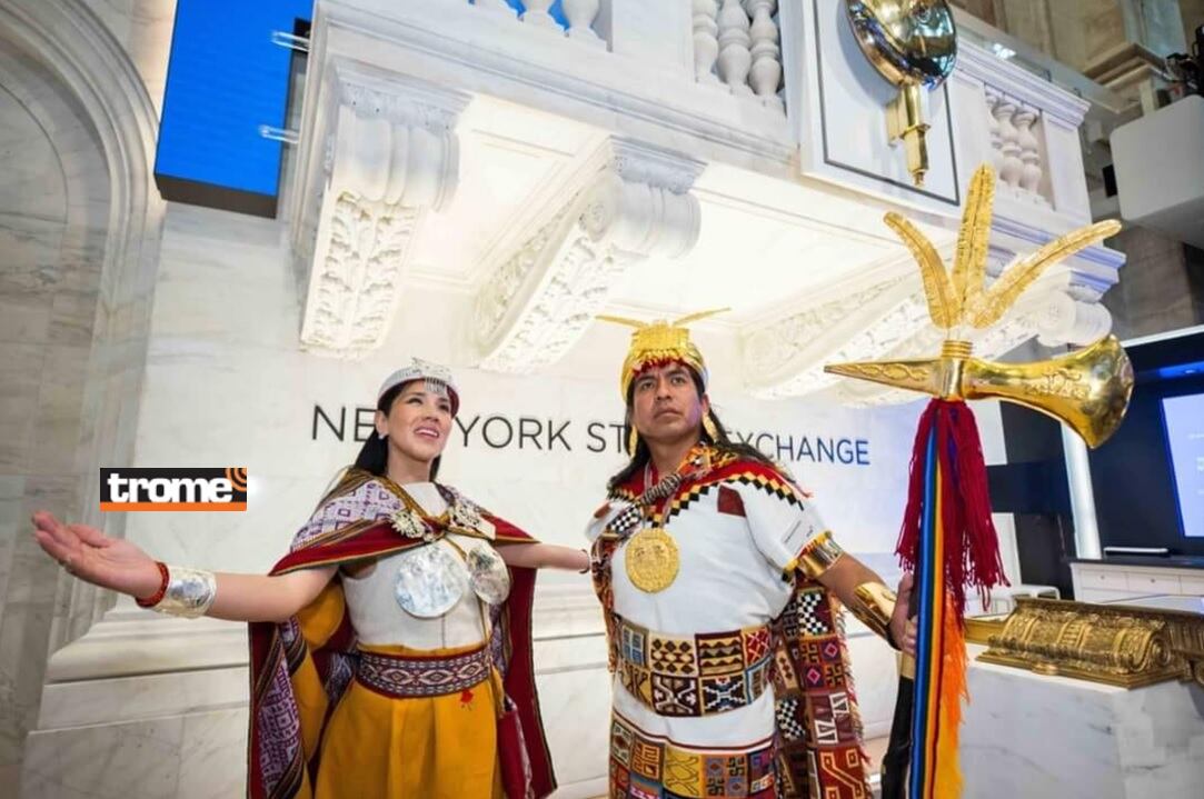 El Inti Raymi tuvo un lanzamiento mundial desde Nueva York. El inca y la coya estuvieron en la 'Ciudad delos rascacielos'. (Isabel Medina / Trome).