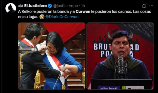 Memes del ampay a la novia de Curwen inundaron las redes sociales. (Twitter)