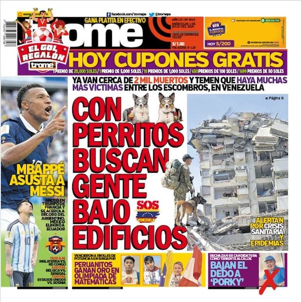 Portada Trome
