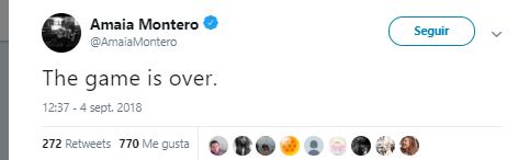 La artista es muy activa en sus redes sociales (Foto: Amaia Montero / Twitter)