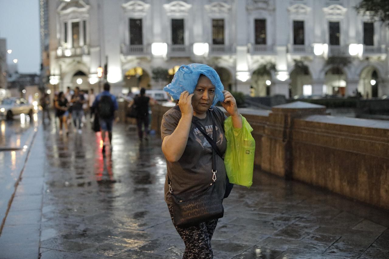 Lluvia que se registró el viernes 10 de marzo en varios punto de Lima (Foto: Joel Alonzo/ GEC)