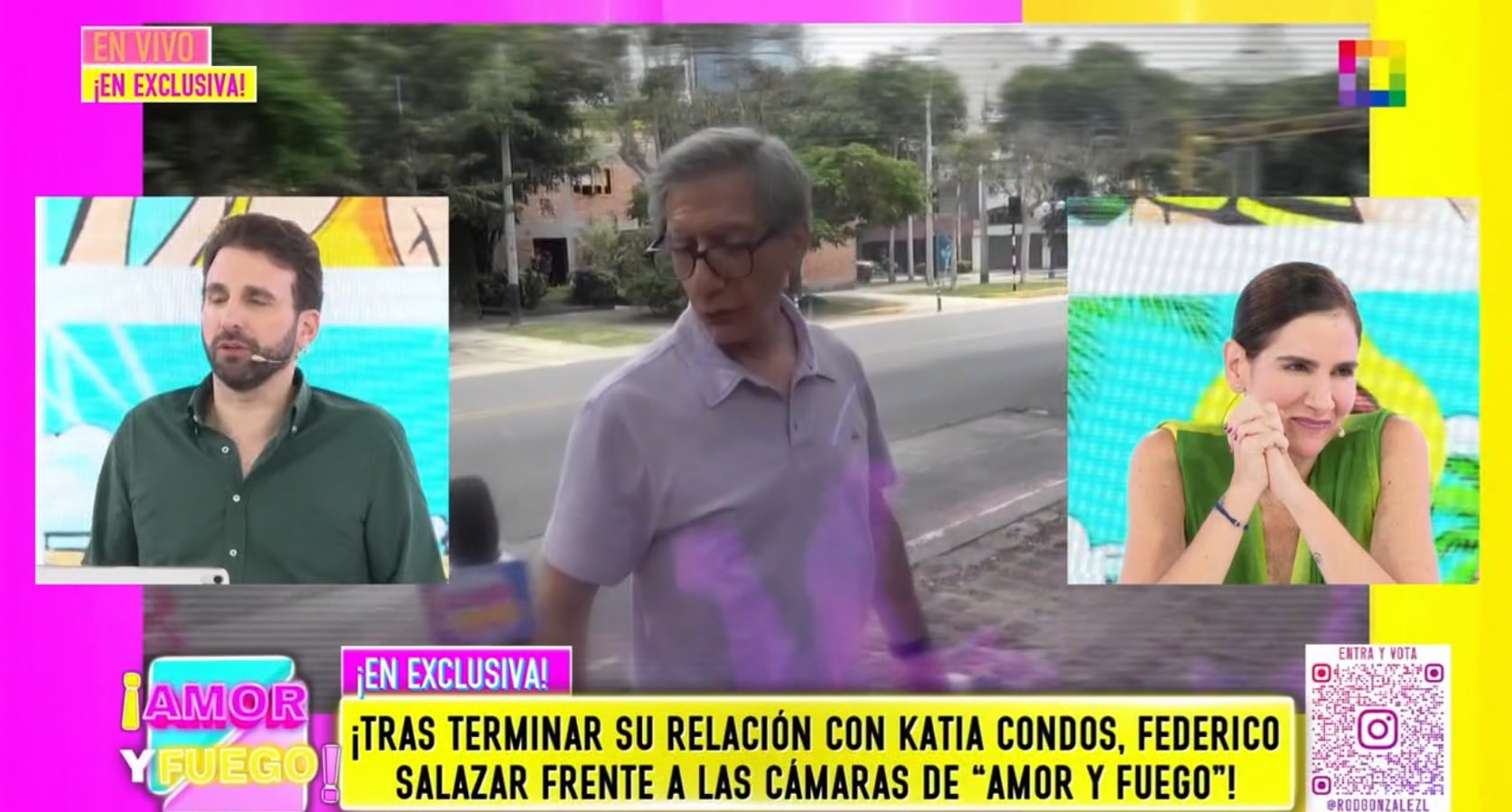 Federico Salazar respondió sobre las razones de su separación con Katia Condos.