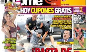 ¡BASTA DE ROBOS Y CRÍMENES!