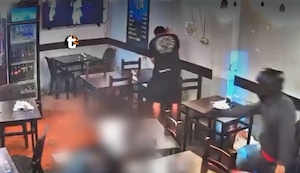 ¡Terror en Chepén! Cámaras captan a sicarios acribillando a extranjero dentro de restaurante frente a otros clientes