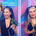 Melanie Martínez y la chica del ‘auto rana’ visten de negro por boda de boda de Christian Domínguez y Karla Tarazona