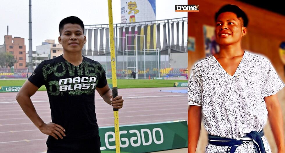 Mauro Valera, el atleta shipibo que marca historia como lanzador de jabalina. (Trome / Legado)