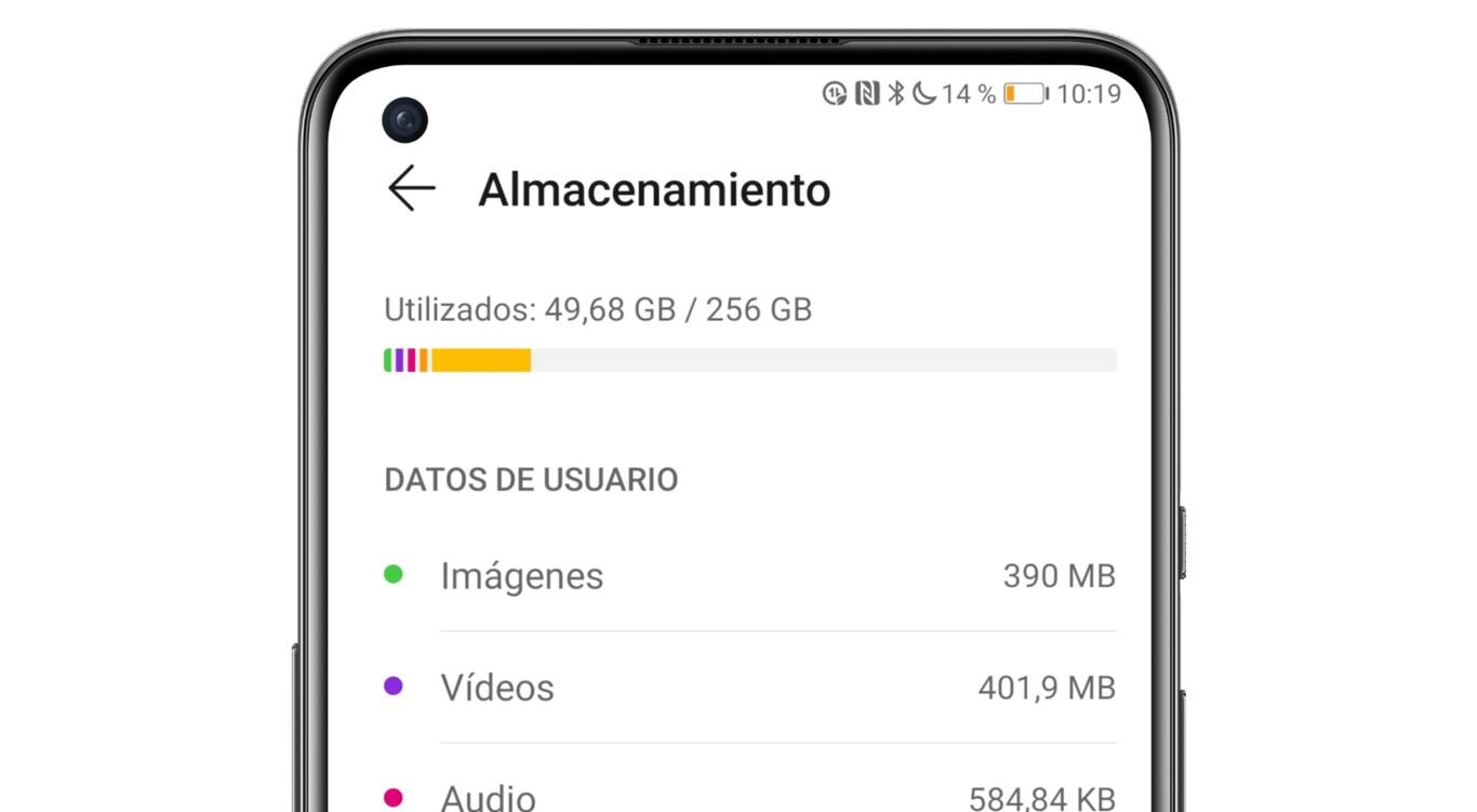Reduce almacenamiento.