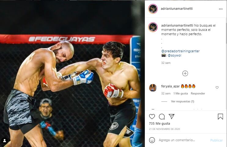 Adrián Luna. (Instagram)