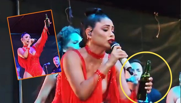 TROME - Pamela Franco canta con cerveza en mano: “¡Yo no lloro de dolor, es la primera vez que me enamoré!”