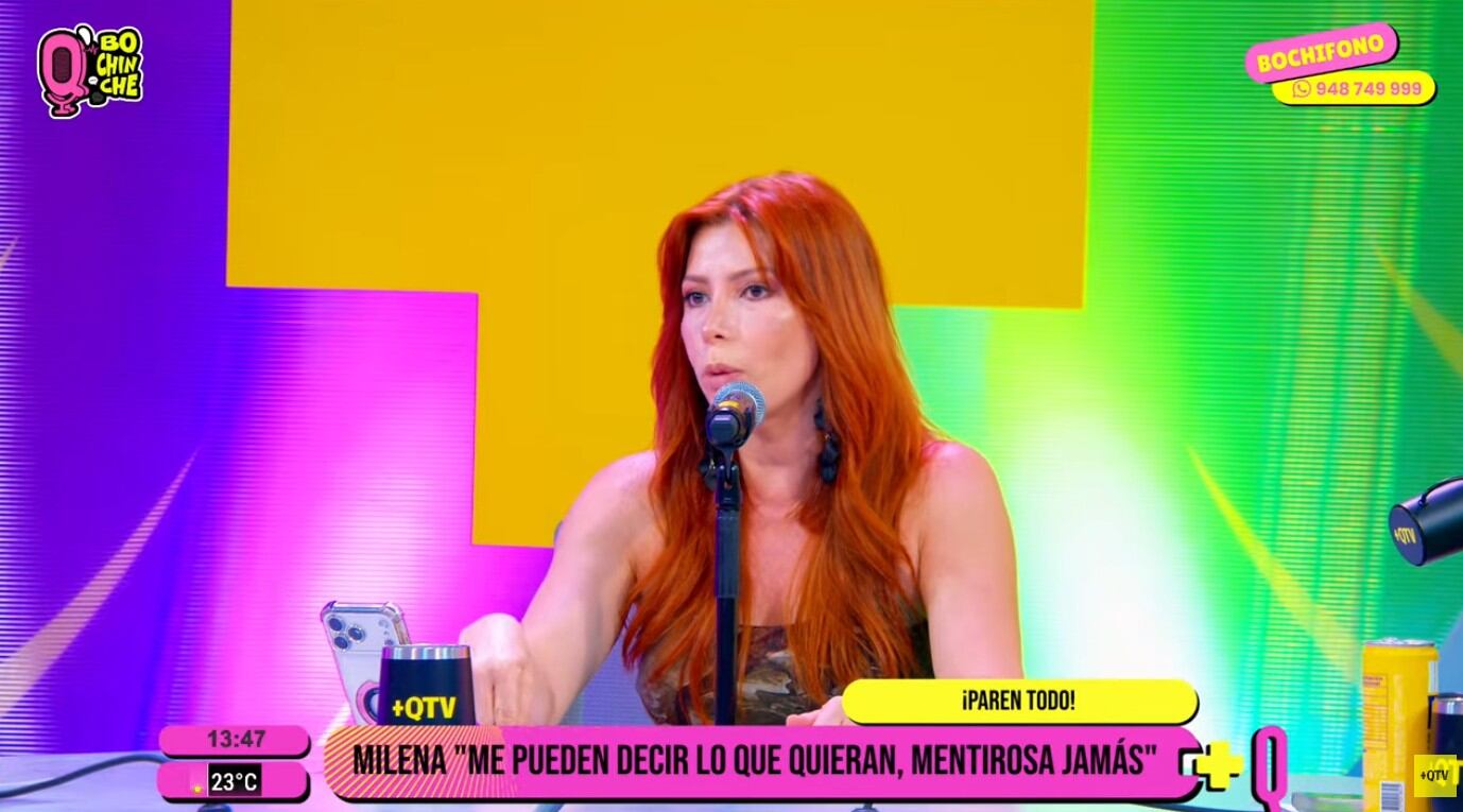 Milena niega haber acusado de infiel a Jota Benz.