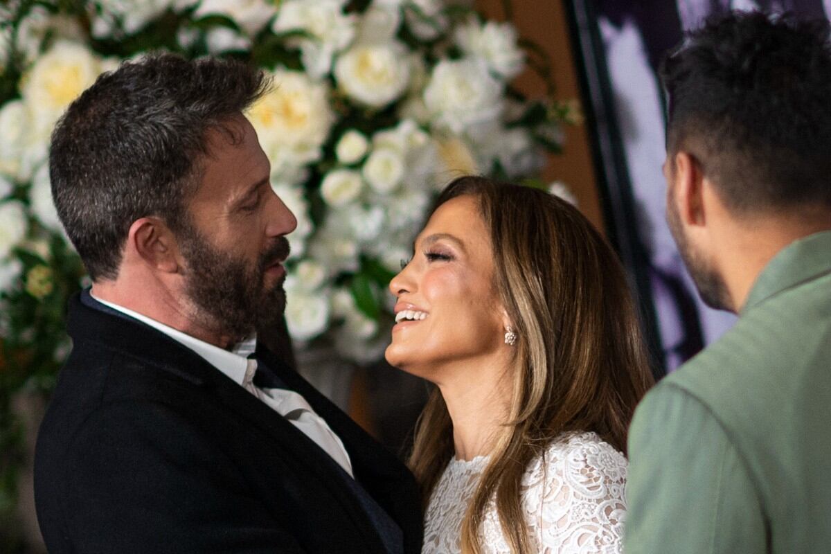 Ben Affleck y Jennifer Lopez (Foto: AFP)
