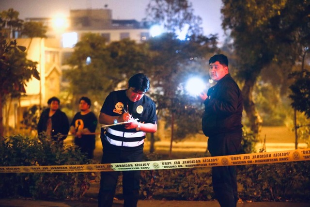 Balacera en San Juan de Lurigancho deja tres fallecidos. Dos de ellos era un Serenazgo del distrito. El hecho ocurrió en el paradero 3 de Huascar. Foto: César Grados/@photo.gec