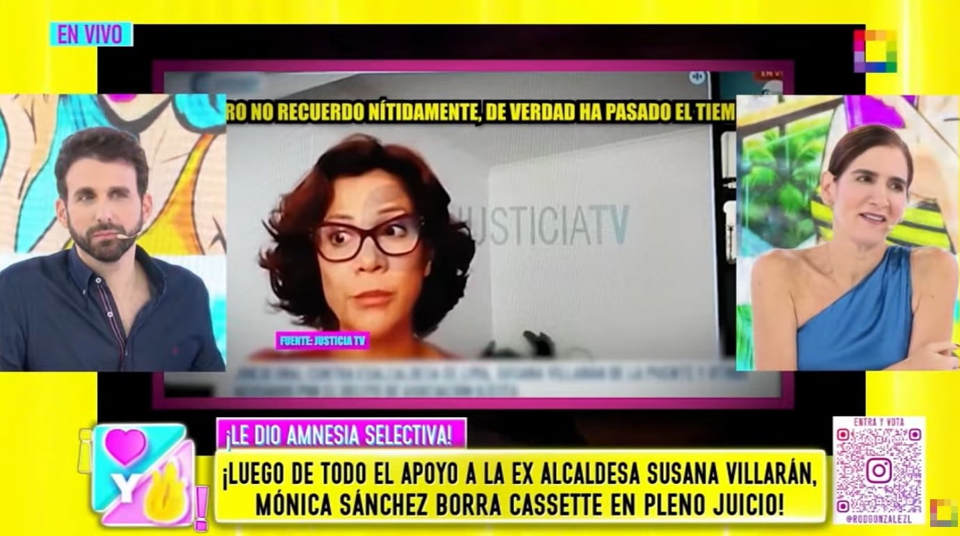 Rodrigo González y Gigi Mitre opinaron sobre el caso de Susana Villarán.