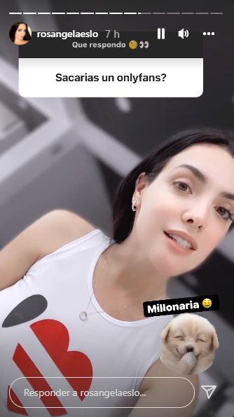 Rosángela Espinoza utilizó su cuenta oficial de Instagram para responder la pregunta de algunos seguidores. (Foto: Captura de IG)