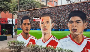 Copa América: Primer mural de Oliver Sonne, Piero Quispe y Joao Grimaldo, junto a otros seleccionados, ¿cómo surgió?