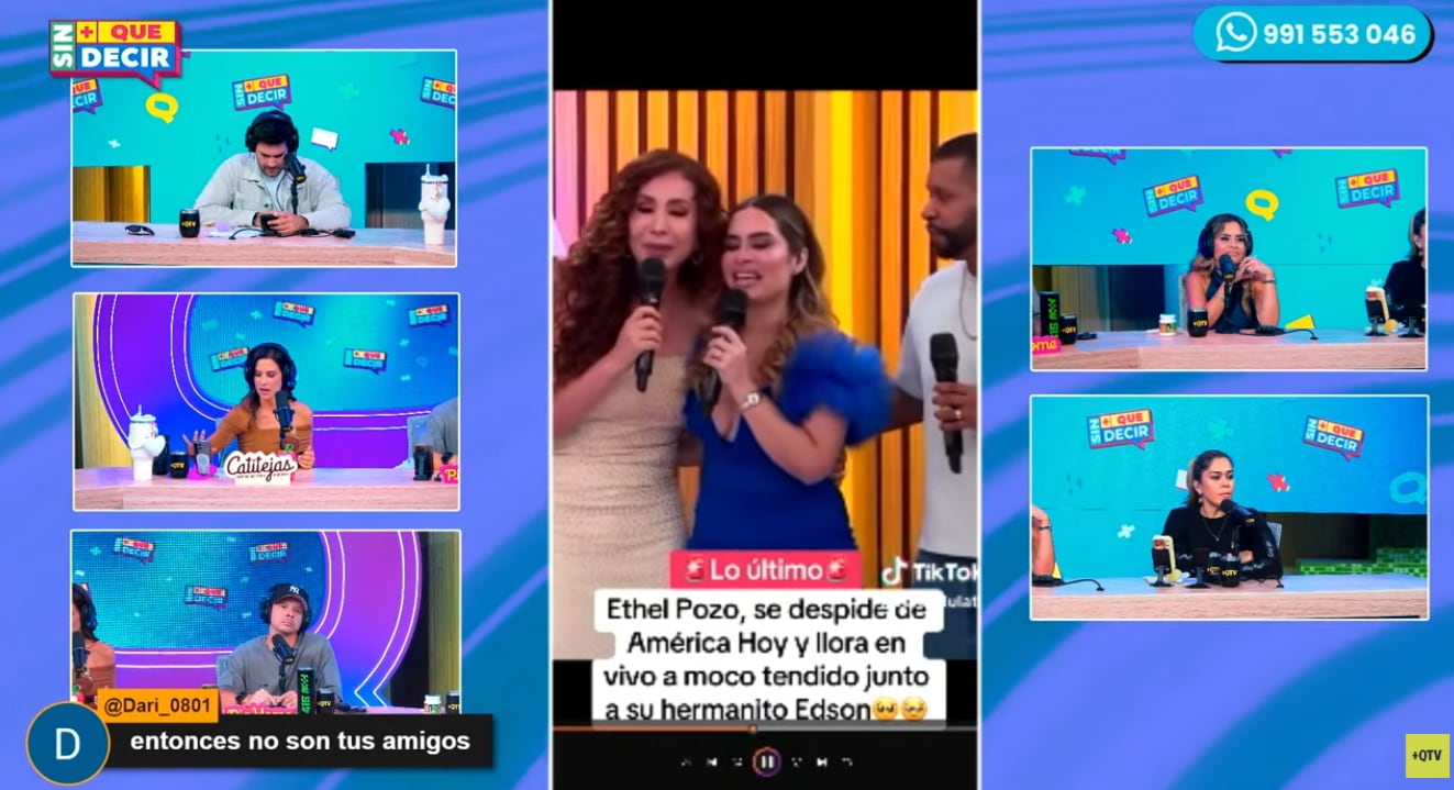 Ethel Pozo dice que Janet Barboza no es su amiga, pues ya no se hablan desde hace tiempo.