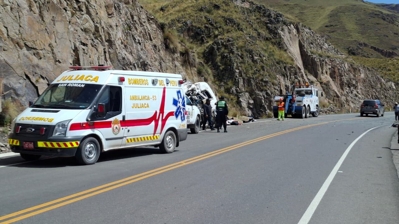 Heridos fueron llevados a la clínica Americana de Juliaca. (@photo.gec)