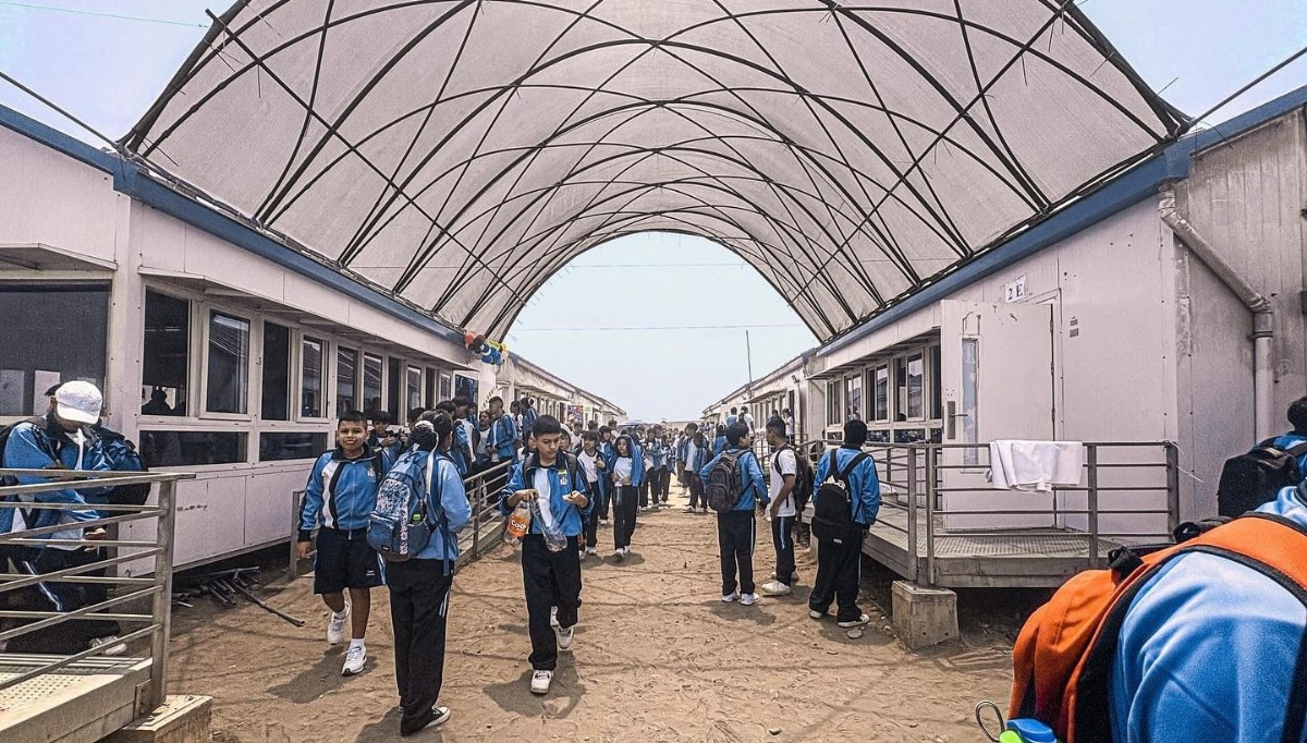 Escolares serán beneficiados con techo nuevo en su escuela