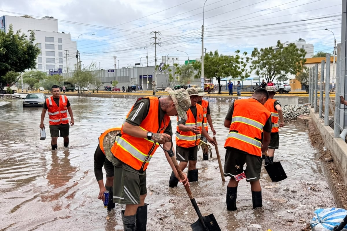 Ejército refuerza acciones de prevención en Piura, Tumbes y Amazonas. (Foto: Mindef)