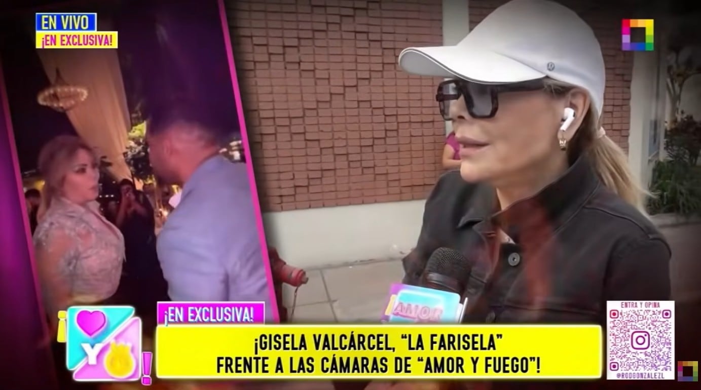 Gisela Valcárcel aclara cuál es su relación con Edson Dávila.