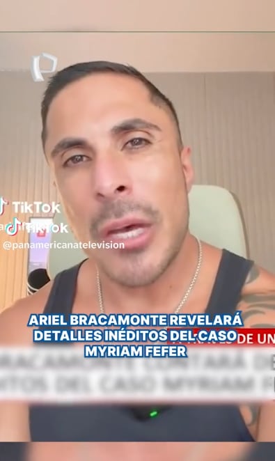 Ariel Bracamonte, hijo de Myriam Ferfer, anuncia revelaciones sobre el crimen de su madre en un pódcast.