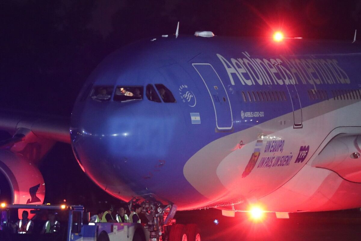 La selección argentina ya se encuentra de regreso en Buenos Aires. (Agencias)