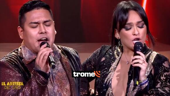El artista del año: Daniela Darcourt refuerza a César Vega para que llegué a la final de la competencia