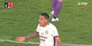 Alex Valera anotó un doblete ante Melgar y salvó de la derrota al cuadro crema. (Captura L1 MAX)
