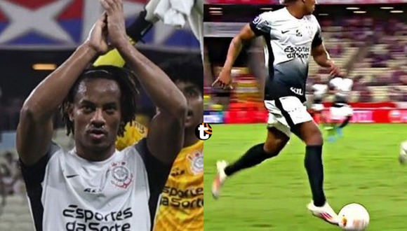André Carrillo jugó por Corinthians ante Fortaleza
