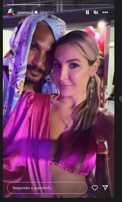 El 'Depredador' vive días románticos y de baile en Brasil.