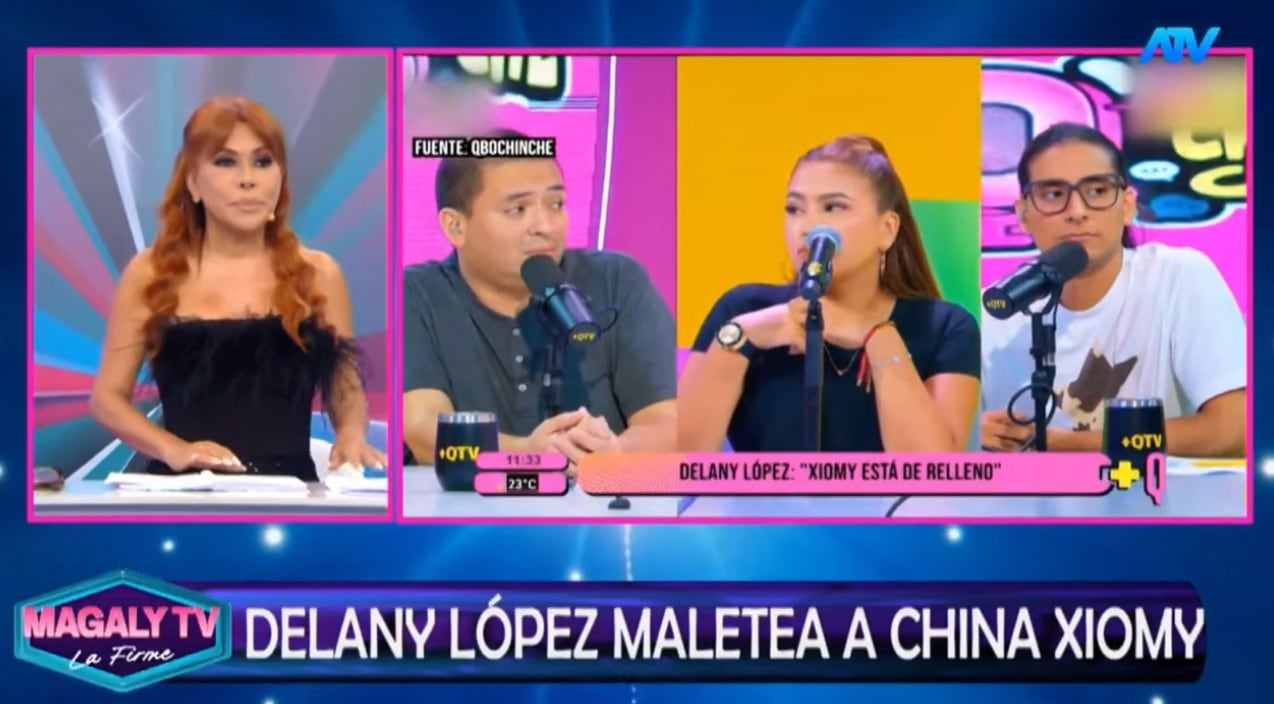 Magaly Medina critica a Xiomy Kanashiro y a 'América Hoy'.
