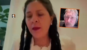 Lilia Paredes, esposa de Pedro Castillo, reaparece conversando con Roger Waters de Pink Floyd