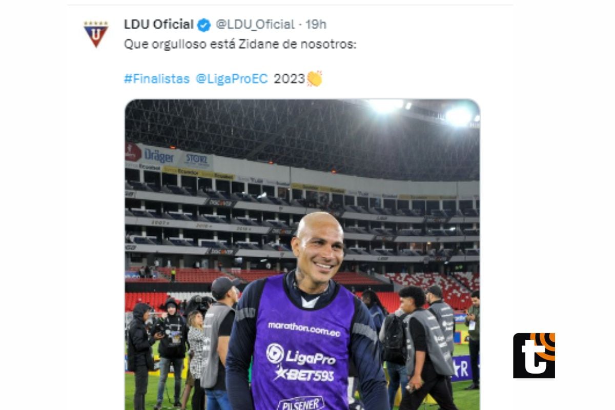 Redes sociales del club ecuatoriano bautizaron a Paolo Guerrero con nuevo sobrenombre ante su nueva apariencia (Foto: @LDU_oficial)